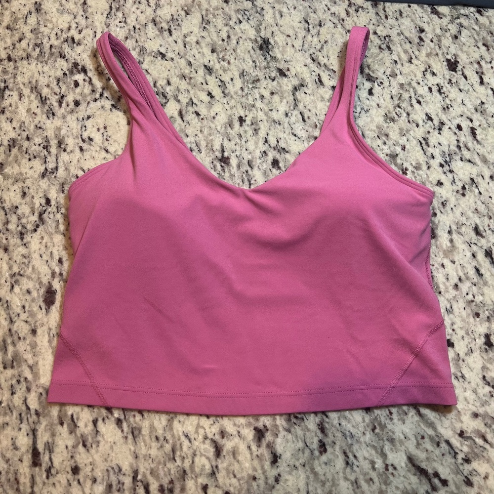 Lululemon Align Tank Top in Pink Lychee size 8